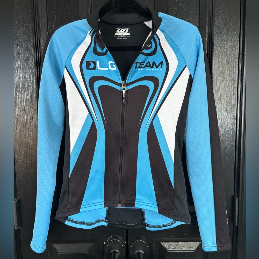 LG Women's Dynamic Blue and Black Cycling Jersey